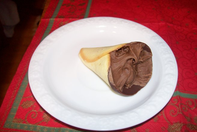 Cornete cu crema de cafea
