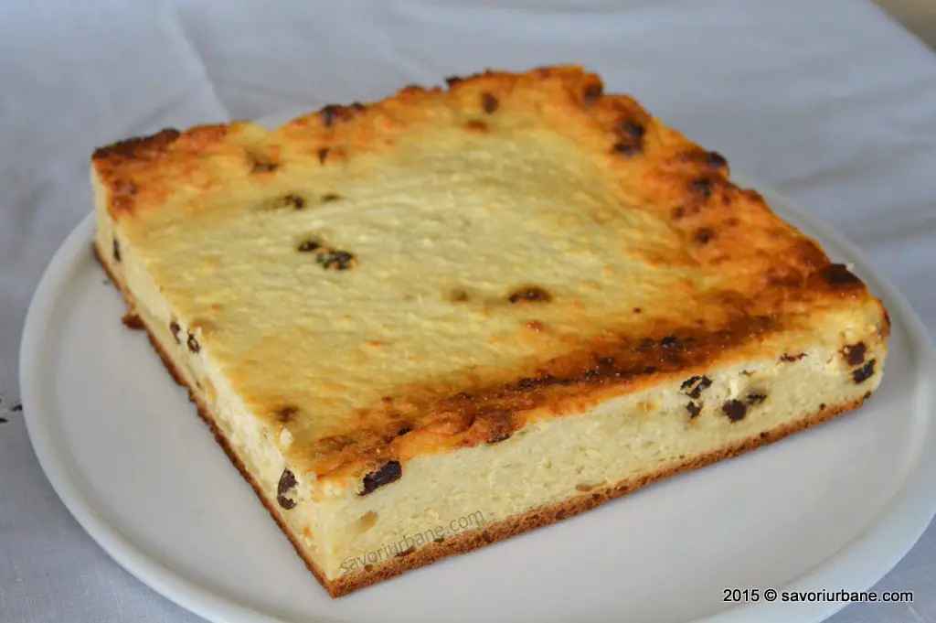 Prajitura cu branza de vaci